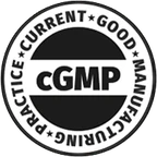 Good Manufacturing Practice seal used on the Gluco6 artwork